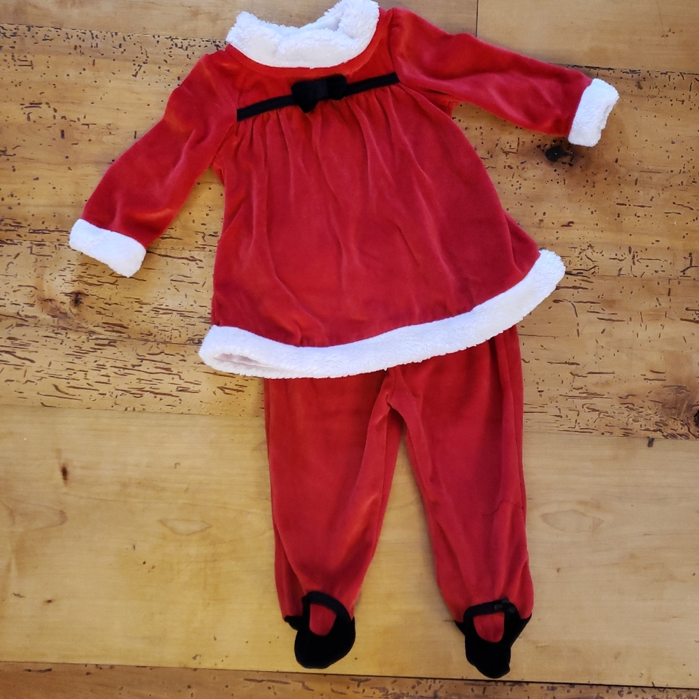 Santa 6-9mth Outfit